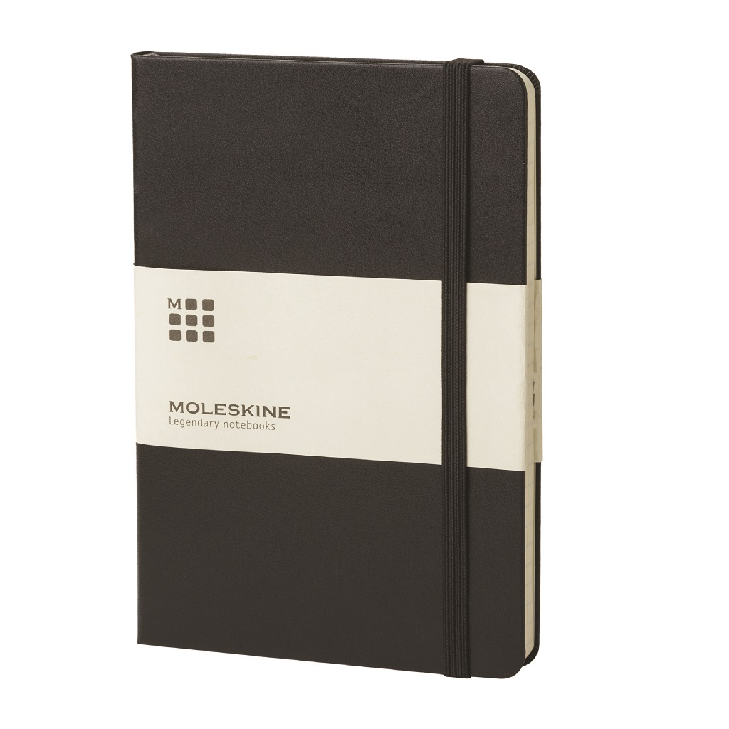 Moleskine Hard Cover Medium Sized Ruled Notebook